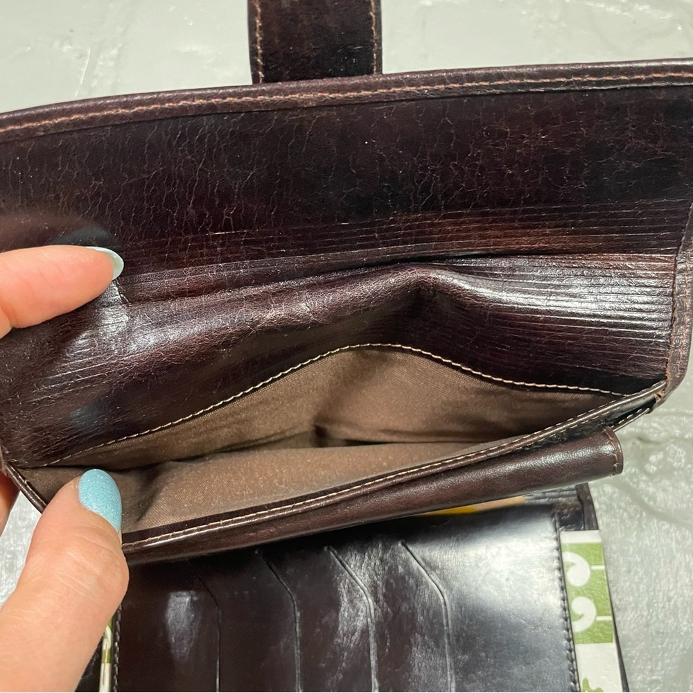 Velez dark brown leather wallet - Picture 11 of 15
